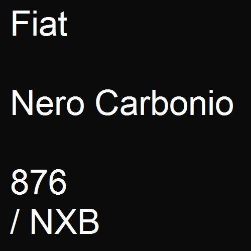 Fiat, Nero Carbonio, 876 / NXB.